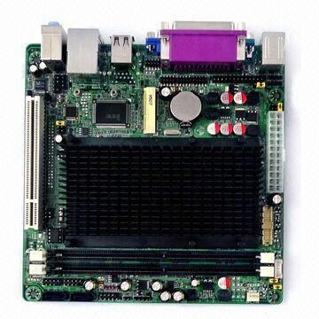 Quality Mini-ITX Motherboard Atom with 4 COM Ports, Suitable for POS Terminals for sale