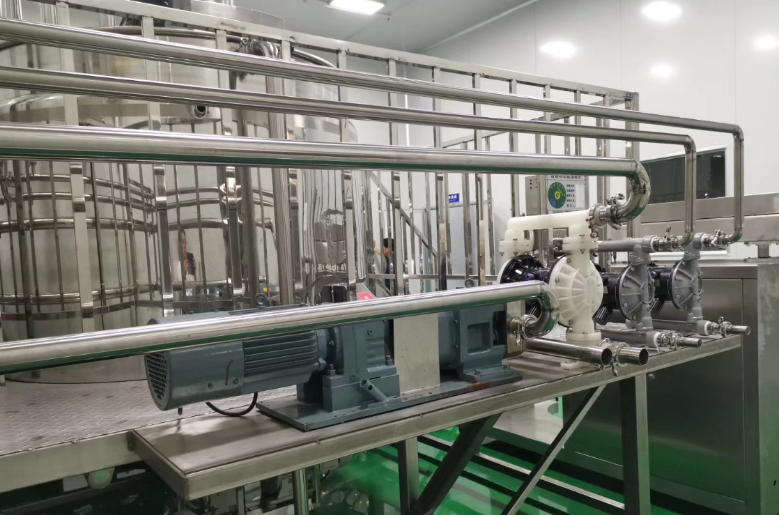 Quality 700L Soap Laundry Liquid Detergent Production Line For Dish Washing Shampoo for sale