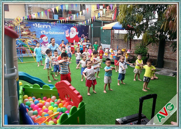 Quality ISO / SGS Qualified Artificial Grass For Children Friendly Playground Turf for sale