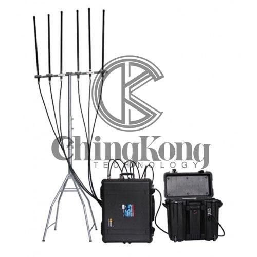 China Backpack Type Cell Phone Signal Blocker Jammer For 4G Cellular Phones on sale