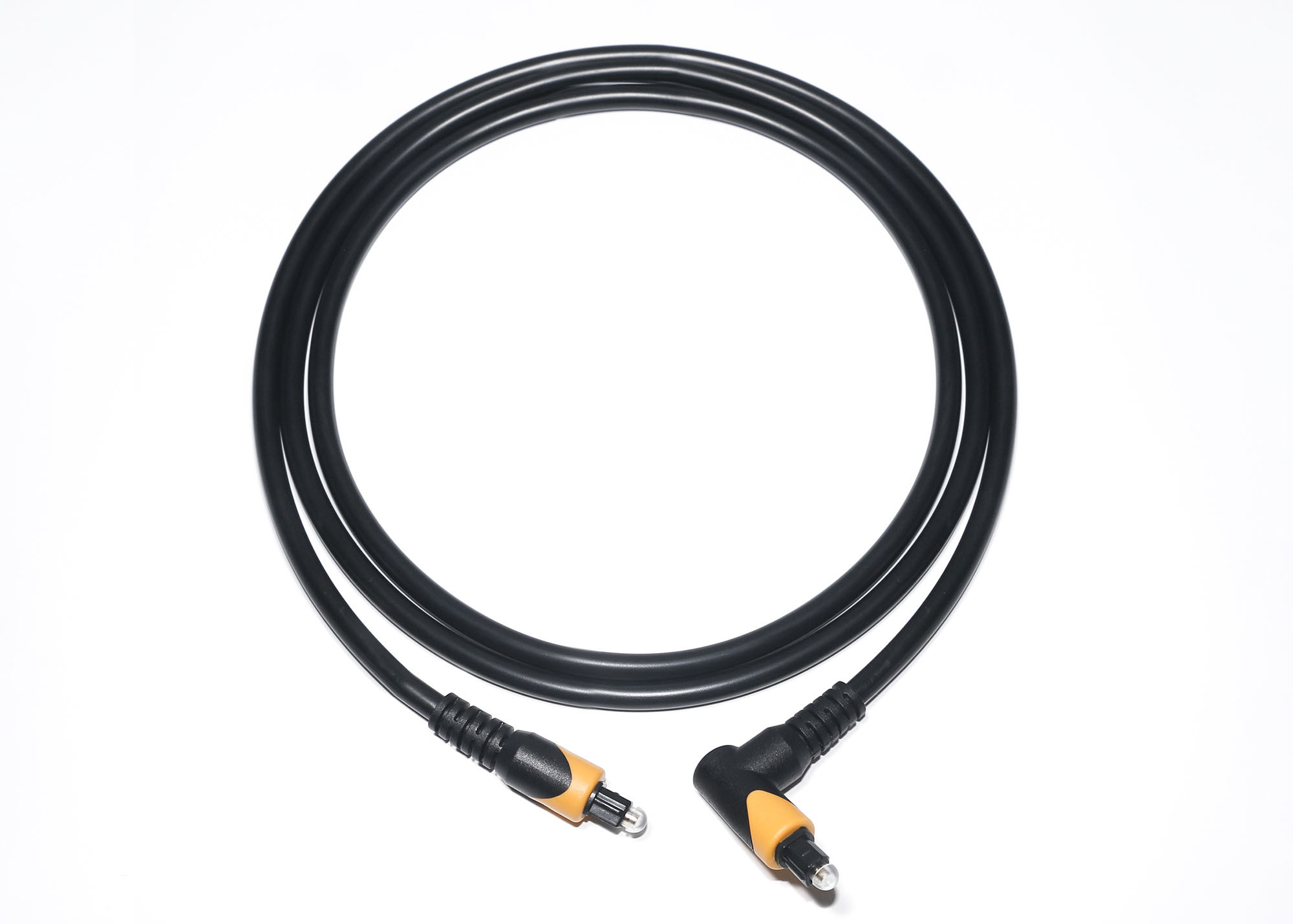 China 90d 4.0mm TOSLINK Optical Audio Cable Male To Male Gold Plated 1.5M for sale