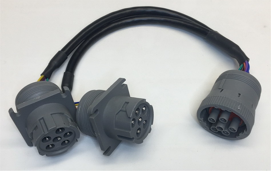 Quality High Precision J1708 Cable , Y Splitter Power Cable For Deutsch Connectors for sale