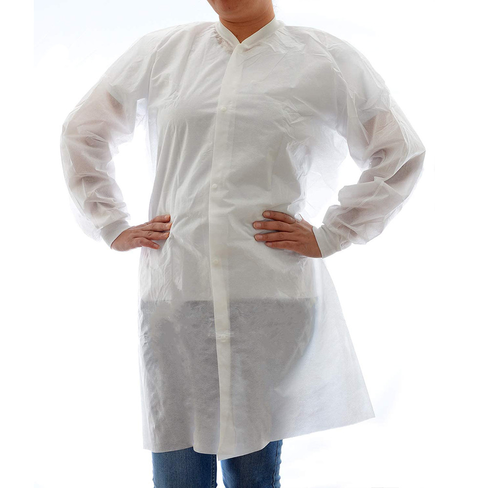 Quality OEM PP SMS Middle School Science Lab Coat For Visitor for sale