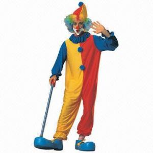 Quality Holiday Party Clown Costume, Made of Polyester or Cotton for sale