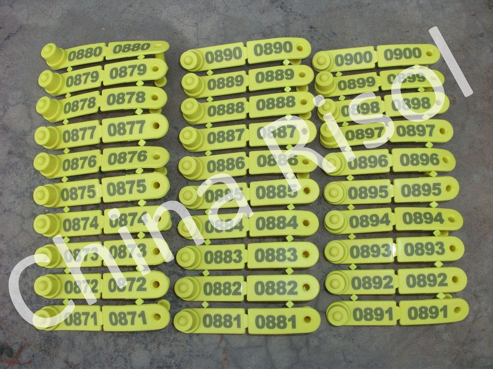 Quality Connecting sheep ear tag 118*18mm for sale