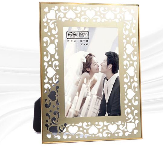 Quality High End Brass And Glass Picture Frame Various Sizes / Design High Hardness for sale