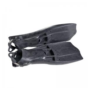 Quality Professional And Technical Divers Black Long Jet Fins For Tec Diving for sale