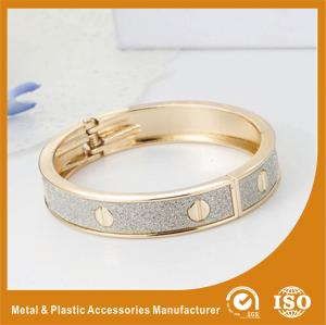 Quality Solid Brass 18K Gold Cuff Bangle Bracelets Fashion Jewelry Bangles for sale