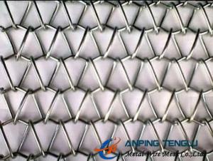 Quality Round Spiral Wire + Crimped Rod Wire Structure, Spiral Weave Mesh With SS & Al for sale