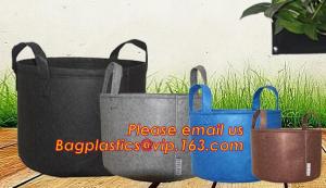 Quality Eco Friendly Biodegradable Garden Bags Felt Wall Planter Felt Grow for sale