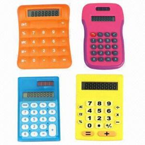 Quality Desktop Electronic Digital Promotional Gift Calculators with Solar and Battery Dual Power  for sale