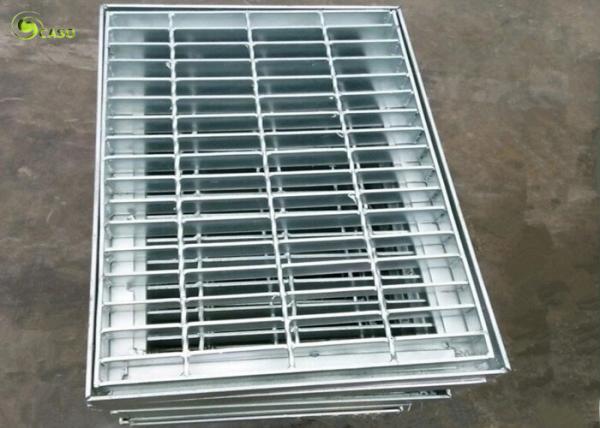 Buy Serrated Flat Bar Steel Grille Drain Panel Twisted Cross Gutter Stair Treads at wholesale prices