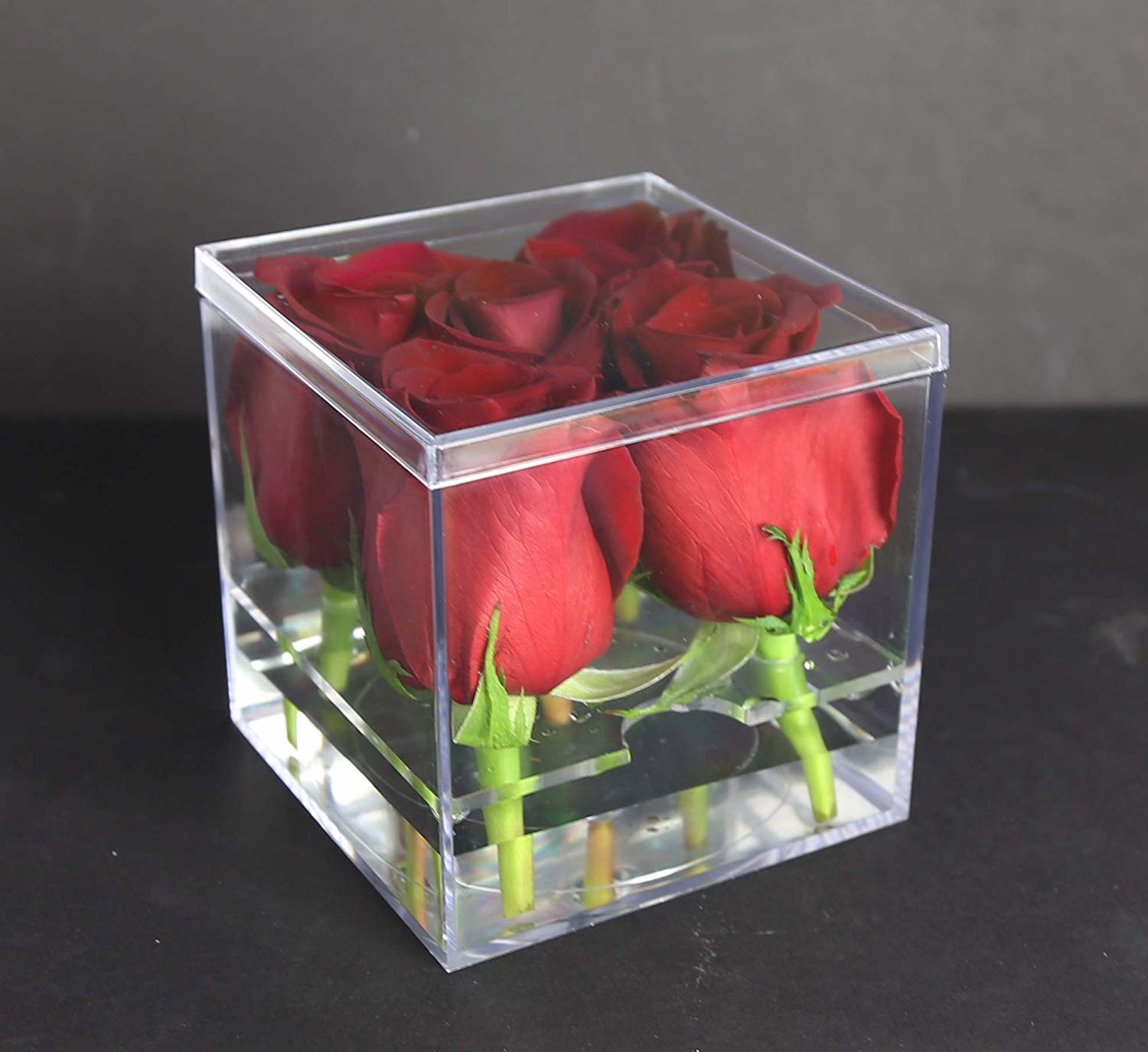 Quality Acrylic Plexiglass Flower Box With Insert for sale