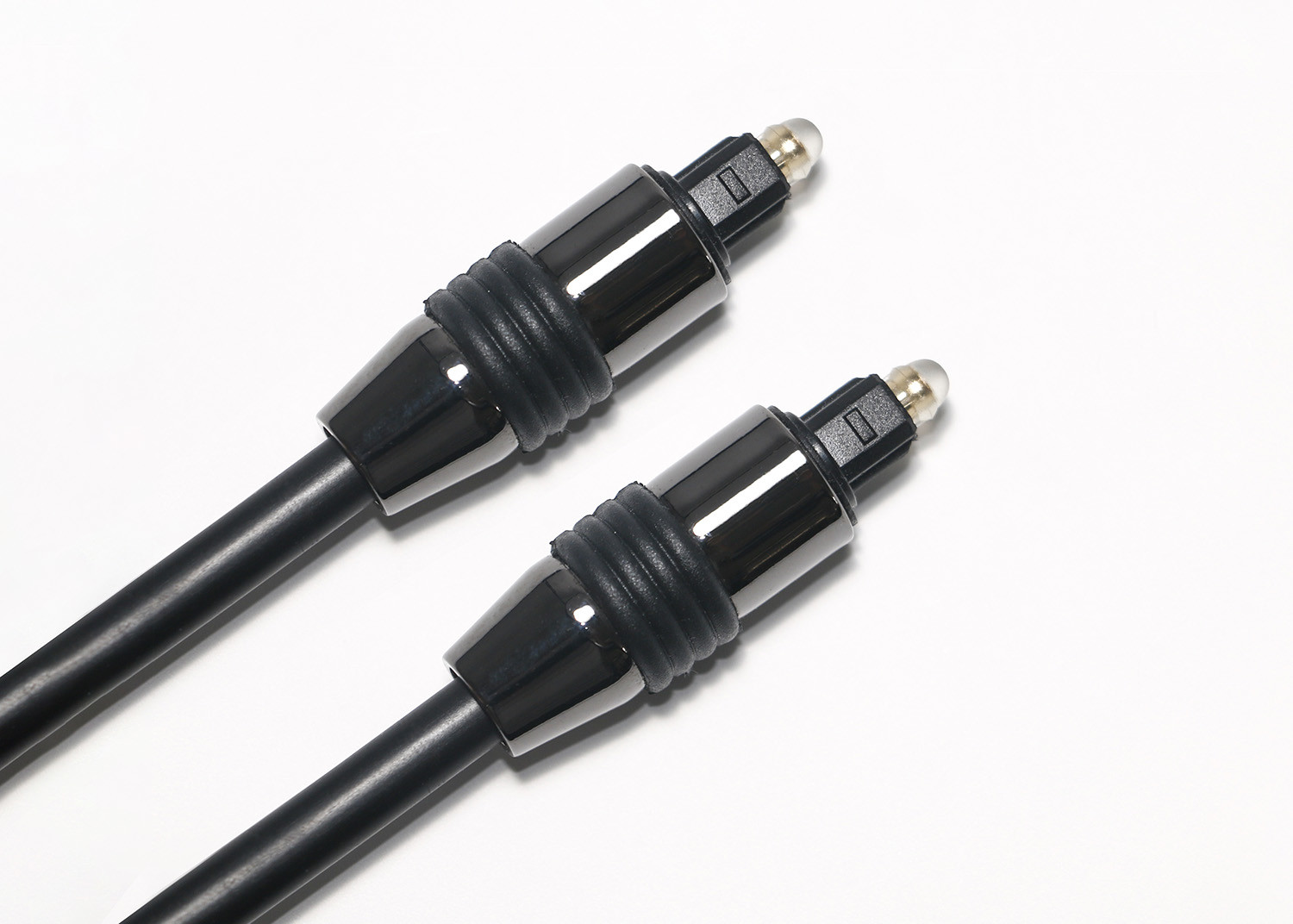 China Chromium Metal Casing TOSLINK Optical Audio Cable 1.02mm 6MHZ For MD DVD for sale