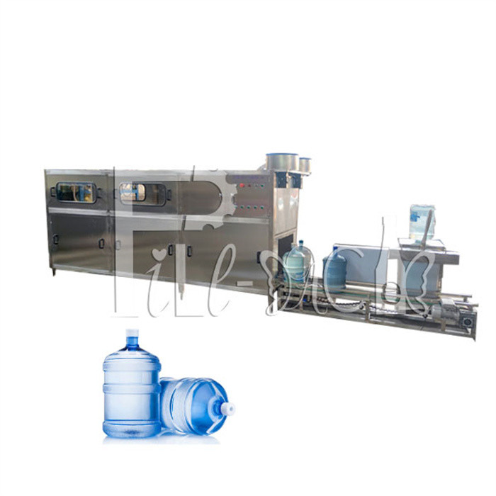 Quality PLC 300BPH 18.9L Pure Water Bottle Filling Machine Corrosion Resistant for sale