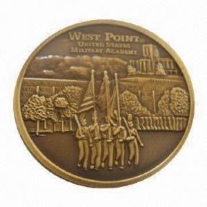 Military Coin for West Point Military, Made of Brass, Bronze, Copper and Zinc-alloy Materials