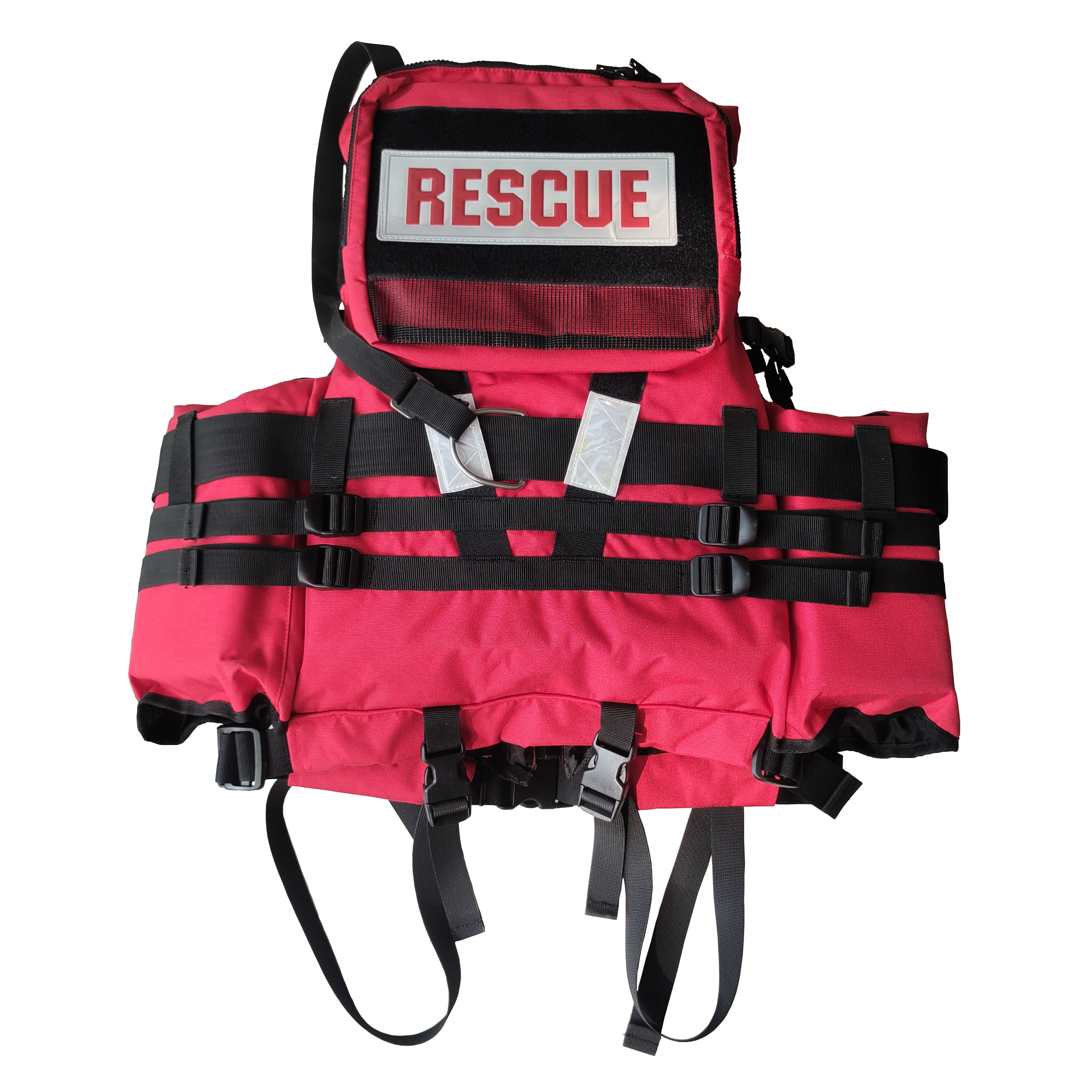 Quality Red EPE Foam Water Rescue Life Vest , Waterproof Type V Rescue PFD for sale