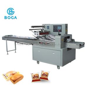 Quality Food Bread Packing Machine 4380X970X1450mm 100 - 270mm Bag Width High Speed for sale