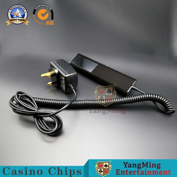 Quality Casino Chip Counterfeit Money Detector Machine / Gambling UV Light Poker Chips Scanner for sale