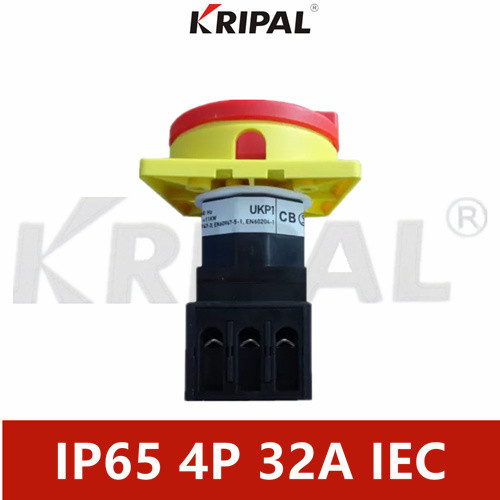 Quality 20A 4P IP65 Rotary Lamp Switch Main Switch IEC standard Waterproof for sale