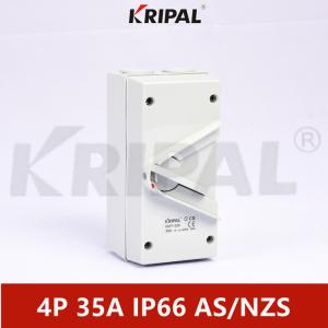 Quality Low-voltage Weatherproof Isolator Switch 35A 4P IP66 IEC standard for sale