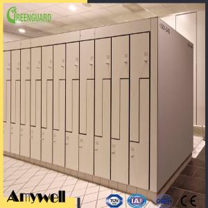Quality Amywell waterproof 12mm compact hpl antibacterial formica locker electronic for sale