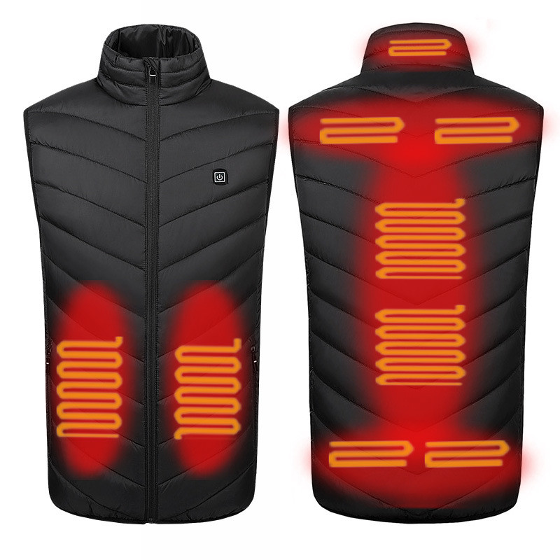 Quality USB 5V Electric Heated Vest Jacket Waterproof Washable Graphene film Material for sale