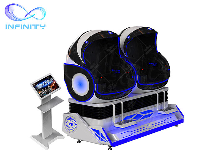 Quality Earn Money Double Seats Virtual Reality 9D Egg Chair 9D Egg VR Cinema 9D VR Simulator Game for sale