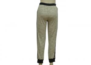 Quality Plus Size Women'S French Terry Pants , Beige Womens Casual Sweatpants for sale