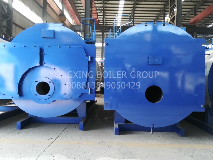 Quality Food Industry Oil Fired Steam Boiler  560bhp Diesel Fired Hot Water Boiler for sale