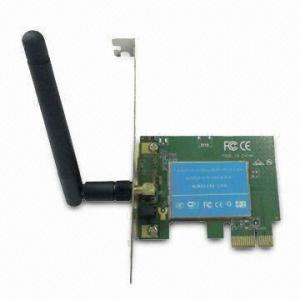 China 802.11n 150M PCIe Wireless LAN Card, Provides Two Methods of Operation on sale