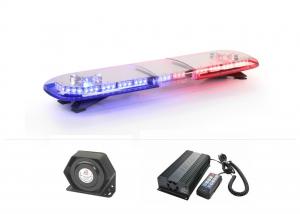 Quality 3W Emergency Vehicle  Police LED Light Bar Built In Loudspeaker And Amplifier for sale