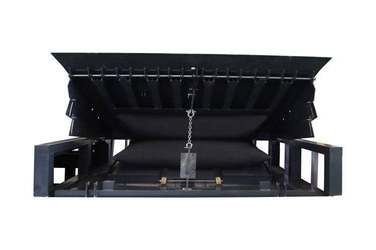 Quality High Volume Air Bag Type Dock Leveler Safety Of Fine Steel Plate Frame for sale