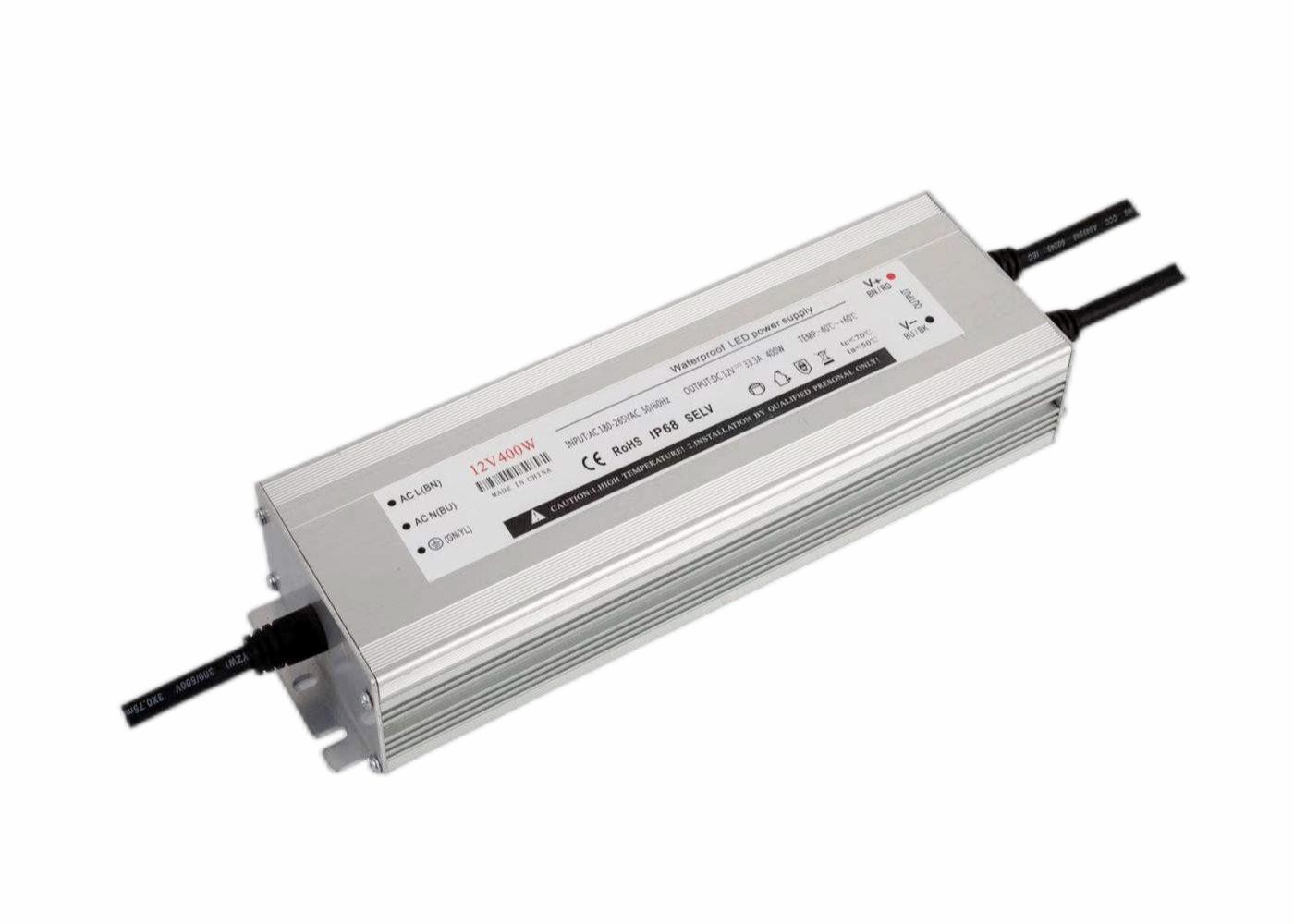 Quality UL 1310 Certified 400W IP67 Waterproof 36V LED Driver Transformer 24V Lighting AC DC Adapter 12V Power Supply​ for sale