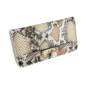 Quality 21x10.5CM Small Credit Card Purse , EN17 PU Snakeskin Ladies Clutch Wallet for sale