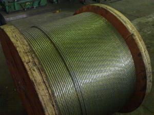 Quality Greased Galvanized Steel Wire Strand for Overhead Ground Wire for sale