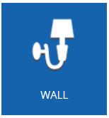 Nordic Design Bedroom Bed sides sconce wall lights for indoor home decor (WH-WALL-01)