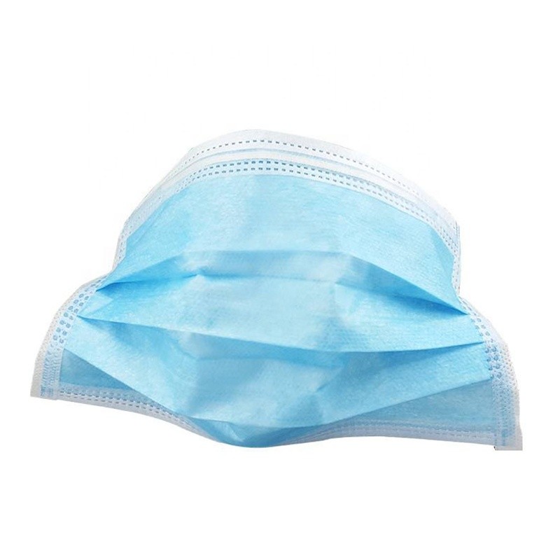 China Stock Quick delivery High Quality Safe Non-woven Mask Antiviral Anti Fog Anti Dust Protective 3 Ply Disposable Face Mask for sale