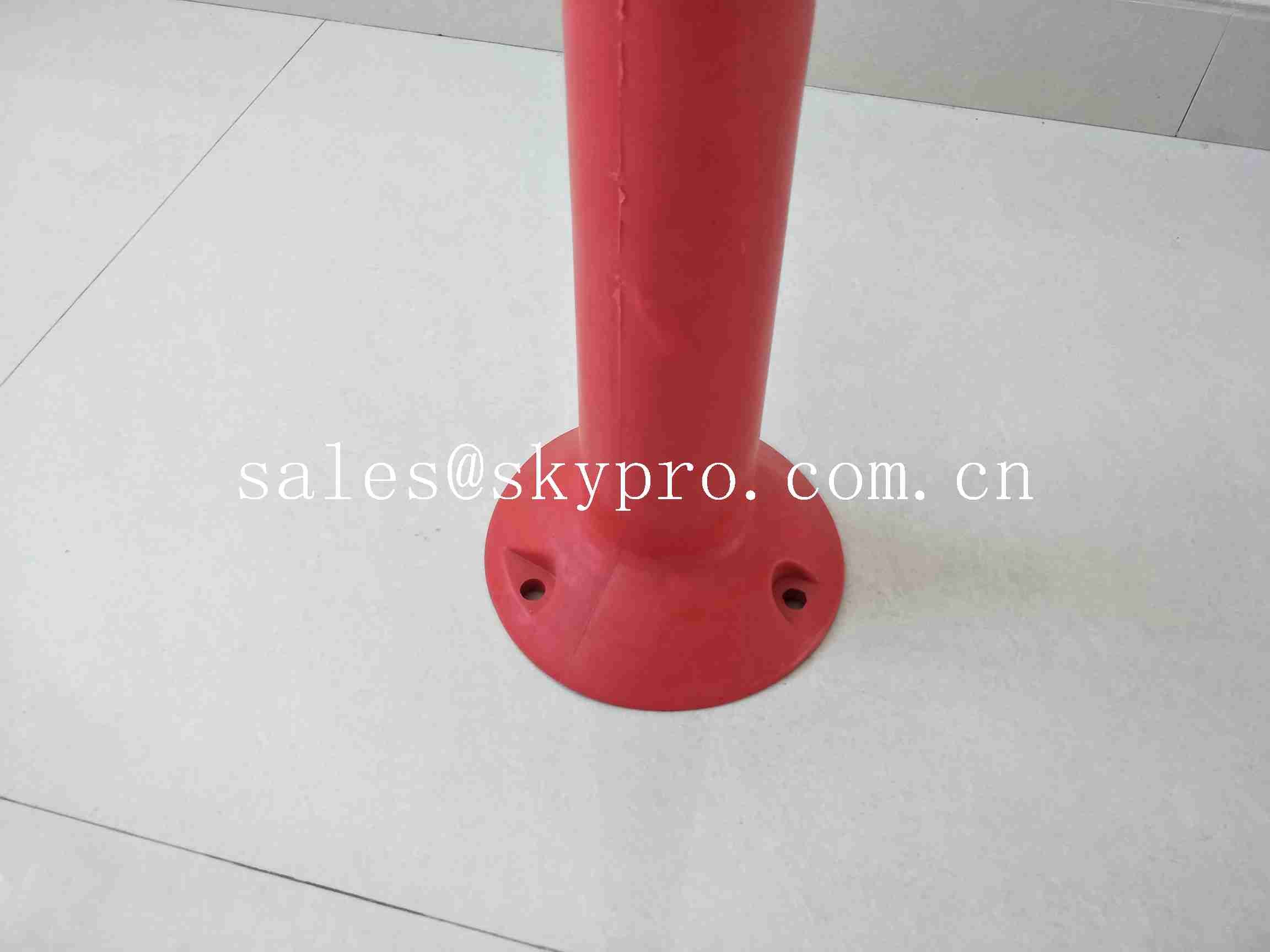 Quality Orange Flexible Posts Molded Rubber Products 75cm Traffic Delineator Post for sale