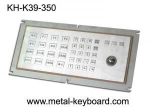 Quality Anti - vandal Industrial Metal Kiosk Keyboard with Laser Trackball , dustproof keyboard for sale