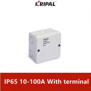 Quality 10-100Amp IP65 Surface Mount Outdoor Junction Boxes With Terminal for sale
