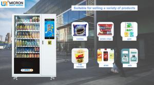 Quality Metal Frame Snack And Drink Machine , Food Vending Machines 337-662kg Capacity for sale