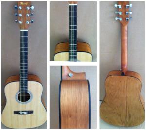 Quality 41inch OEM vintage acoustic guitar/western guitar steel string Optional color- TP-AG53 for sale