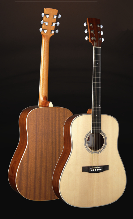 Quality 41inch Good quality Sapele wood acoustic guitar matt color wholesale AG52 for sale