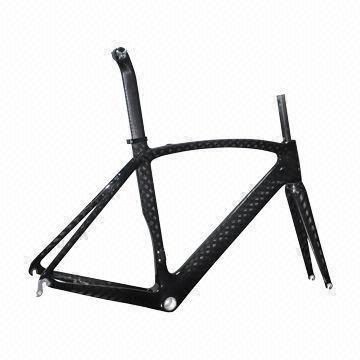 Quality 2012 Aero Road Bike Carbon Frame Set with Fork and Seat Post, Superlight and Stiff Bicycle Frames for sale