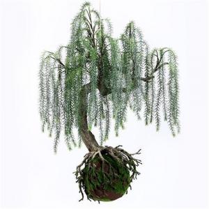 Q117-9 Realistic Artificial Plants Home Decor Plants Weeping Willow With Plastic Base