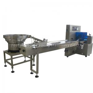 Quality Automatic Food Packaging Line Turntable Type Marker Pen Feeding Packing for sale