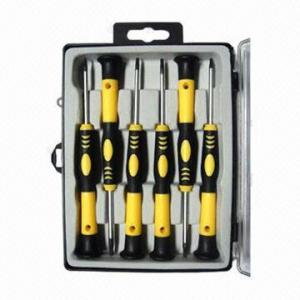 Quality Precision Screwdriver Set with Slotted, Pozidriv, Torx, Hexagonal, Head and Box Packing  for sale