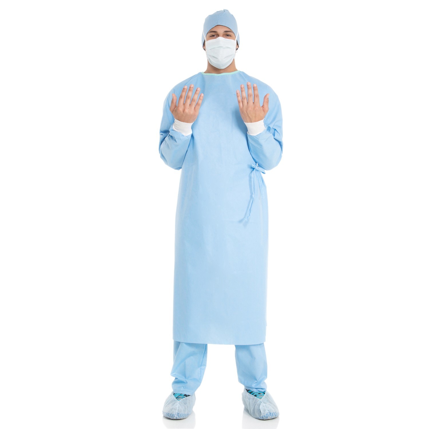 Quality AAMI Level 3 50gsm SMMS EO Sterile Surgical Gowns for sale