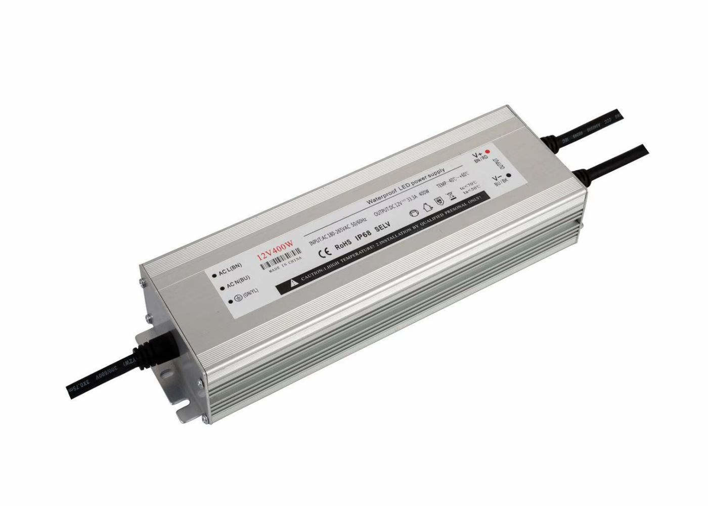 Quality EN/IEC 61347 Certified 400W IP67 Waterproof 36V LED Driver Transformer 24V Lighting AC DC Adapter 12V Power Supply​ for sale